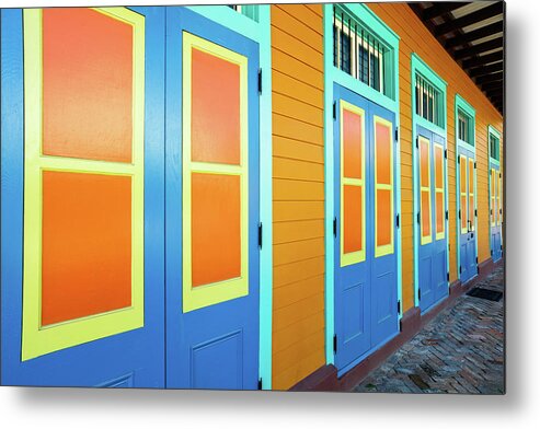 Bourbon Street Metal Print featuring the photograph Colors of New Orleans #3 by Raul Rodriguez
