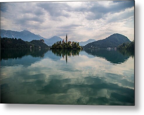 Lake Bled Metal Print featuring the photograph Lake Bled #3 by Lev Kaytsner