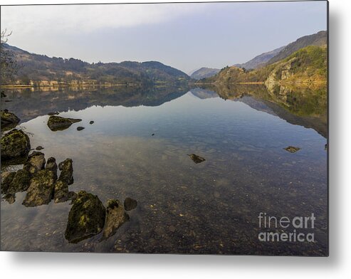 Lake Metal Print featuring the photograph Llyn Gwynant #3 by Ian Mitchell