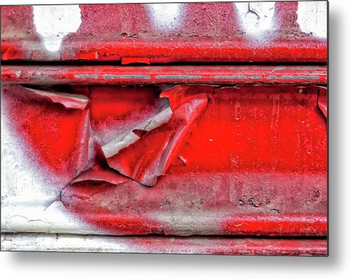 Peeling Paint Metal Print featuring the photograph Peeling Paint #3 by Robert Ullmann