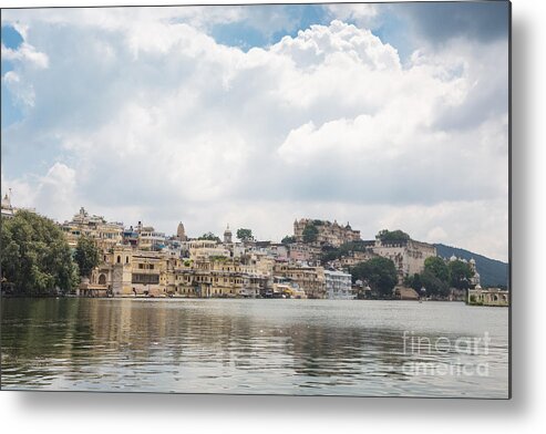 India Metal Print featuring the photograph Udaipur city Palace in Rajasthan #3 by Didier Marti