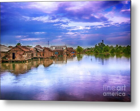 Village Metal Print featuring the photograph Village #3 by Charuhas Images