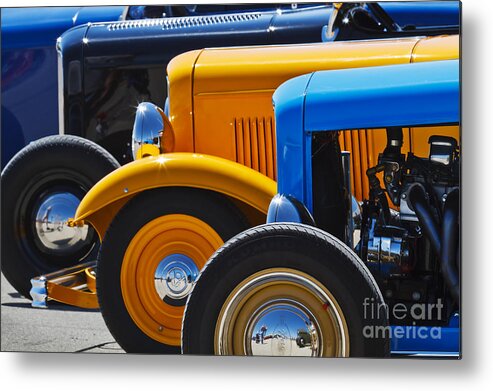 Transportation Metal Print featuring the photograph '32 X 3 by Dennis Hedberg