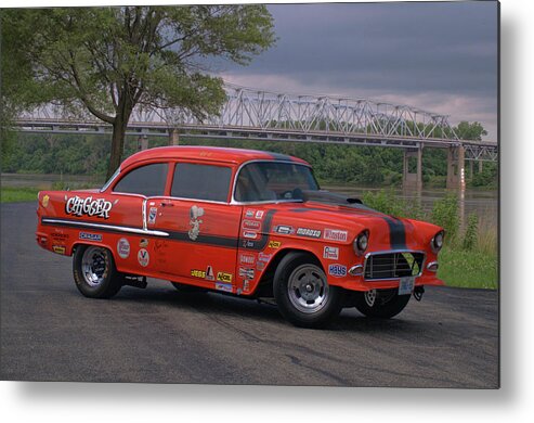 1955 Metal Print featuring the photograph 1955 Chevrolet by Tim McCullough