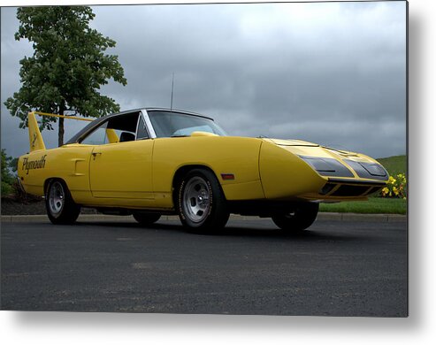 1970 Metal Print featuring the photograph 1970 Plymouth Roadrunner Superbird #4 by Tim McCullough
