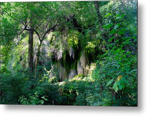 James Smullins Metal Print featuring the photograph Gormon falls Colorado bend state park. #6 by James Smullins