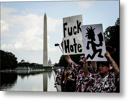 Juggalo Metal Print featuring the photograph Juggalo March September 2017 #4 by Jonas Luis