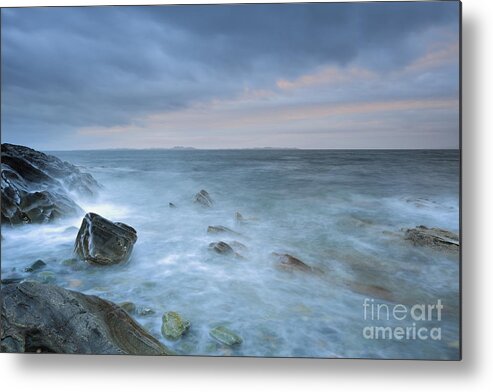 Mull Of Kintyre Metal Print featuring the photograph Sound of Jura at Sunset by Maria Gaellman