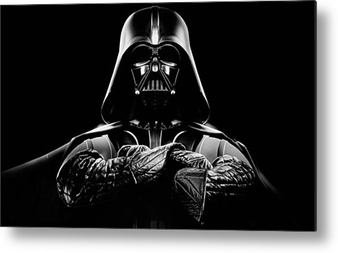Star Wars Metal Print featuring the mixed media Star Wars Darth Vader Collection #3 by Marvin Blaine