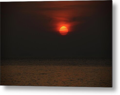 Sunset Metal Print featuring the photograph Sunset #4 by Hyuntae Kim