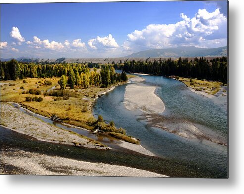 Wyoming Metal Print featuring the photograph Grand Teton National Park by Mark Smith