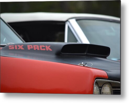  Metal Print featuring the photograph 440 Six-Pack Hood by Dean Ferreira