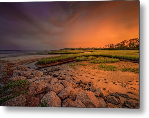 Amelia Island Metal Print featuring the photograph Big Talbot Island #5 by Peter Lakomy