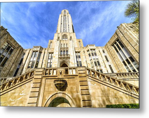 Cathedral Of Learning Metal Print featuring the photograph Cathedral of Learning #7 by Thomas R Fletcher