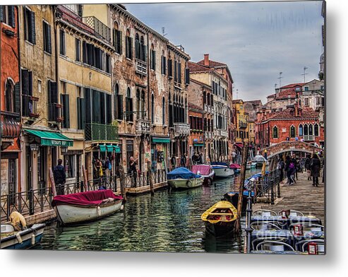 Venice Metal Print featuring the photograph Venice #6 by Shirley Mangini