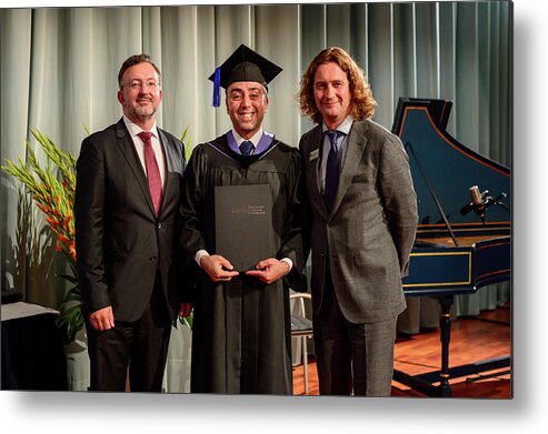  Metal Print featuring the photograph MSM Graduation Ceremony 2017 #55 by Maastricht School Of Management