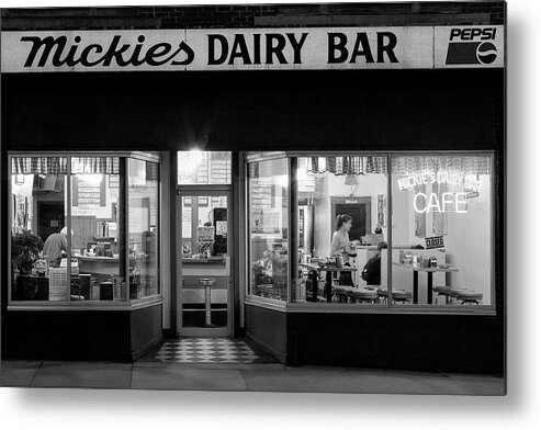 Mickies Dairy Bar Metal Print featuring the photograph 6 29 Am by Todd Klassy