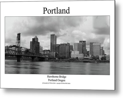 Portland Photographs Metal Print featuring the photograph Portland #6 by William Jones