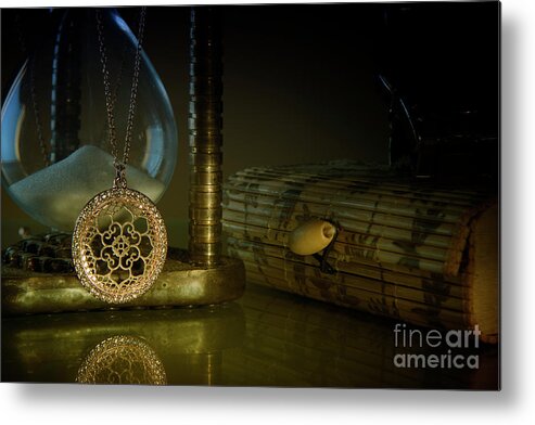 Necklace Metal Print featuring the photograph Timeless Jewelry #6 by Kiran Joshi
