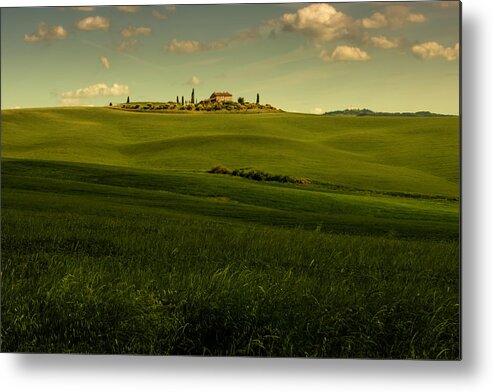 Tuscany Metal Print featuring the photograph Val d'Orcia Landscape #6 by Wolfgang Stocker