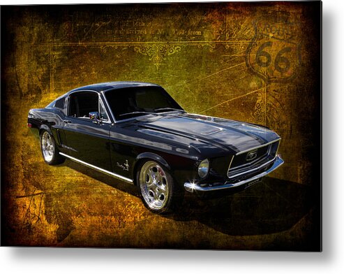 Car Metal Print featuring the photograph 68 Fastback by Keith Hawley