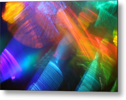 Rainbow Metal Print featuring the photograph Rainbow Art #8 by Hartmut Knisel