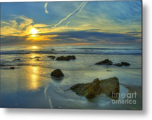 Malibu Sunrise Metal Print featuring the photograph Malibu Sunrise #8 by Marc Bittan