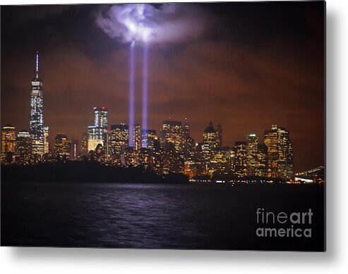 9-11 Metal Print featuring the photograph 9-11 by PatriZio M Busnel