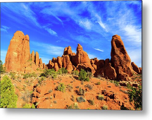 Arches National Park Metal Print featuring the photograph Arches National Park by Raul Rodriguez