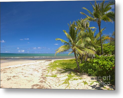 Aqua Metal Print featuring the photograph Oahu, Lanikai Beach #9 by Tomas del Amo - Printscapes