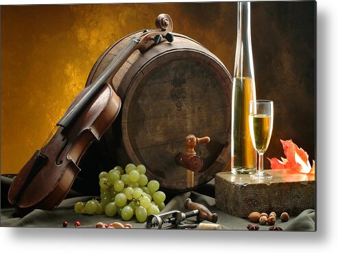 Wine Metal Print featuring the photograph Wine #9 by Jackie Russo