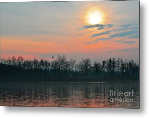 Delaware Metal Print featuring the photograph A Beautiful Morning At The Delaware River by Robyn King