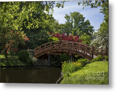Bridge Metal Print featuring the photograph A Bridge to Cross by Andrea Silies