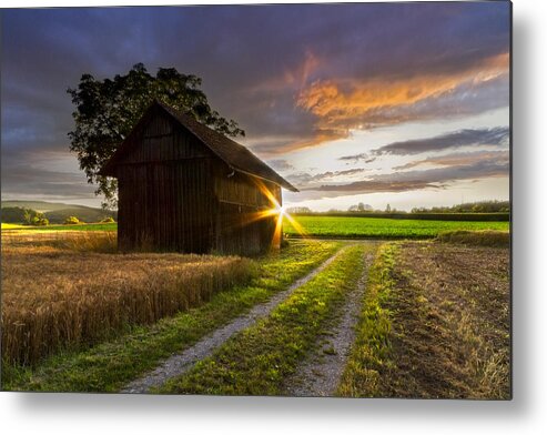 American Metal Print featuring the photograph A Moment Like This by Debra and Dave Vanderlaan