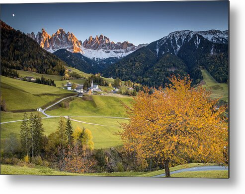 Alp Metal Print featuring the photograph A night in dolomites by Stefano Termanini