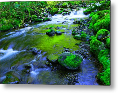 Rivers Metal Print featuring the photograph A place in the calm by Jeff Swan