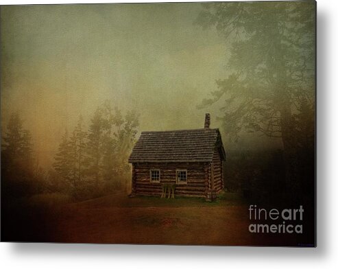 Highland Village Metal Print featuring the photograph A Step Back in Time by Eva Lechner