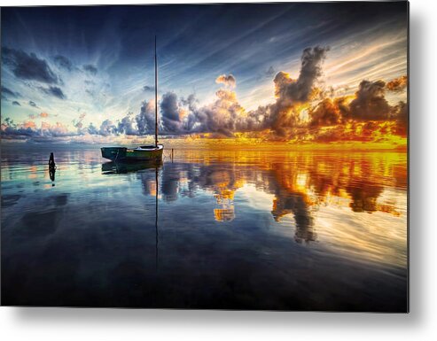 Seascape Metal Print featuring the photograph A Time For Reflection by Mark Yugawa