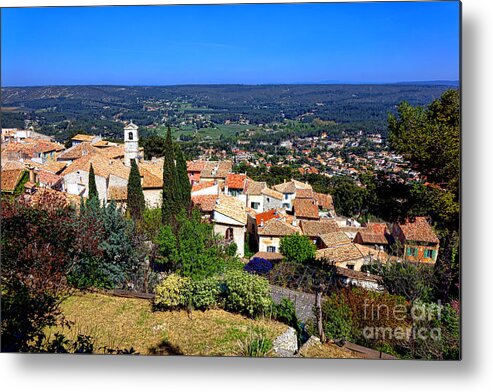 Provence Metal Print featuring the photograph A Village in Provence by Olivier Le Queinec
