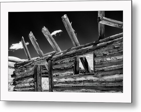 Log Cabin Metal Print featuring the photograph Abandon View by Brian Duram