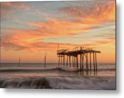 Landscape Metal Print featuring the photograph Abandoned Sunset by Russell Pugh