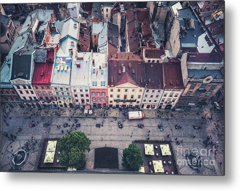 Kremsdorf Metal Print featuring the photograph Above The Rooftops by Evelina Kremsdorf