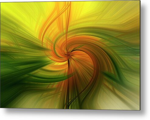 Abstract Metal Print featuring the photograph Abstract 12 by Kenny Thomas