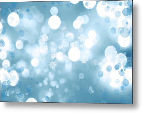 Backgrounds Metal Print featuring the digital art Abstract circles 9 by Les Cunliffe