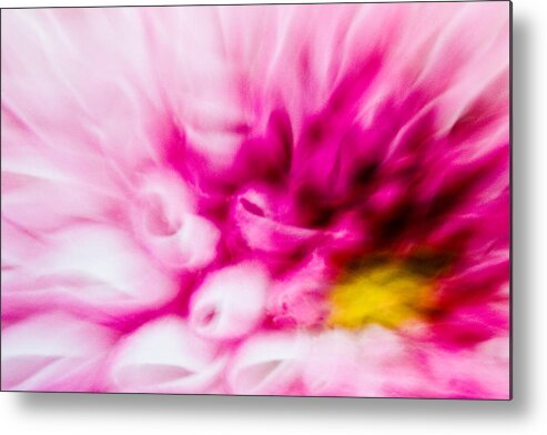 Abstract Metal Print featuring the photograph Abstract Floral No. 1 by Andrew Giovinazzo