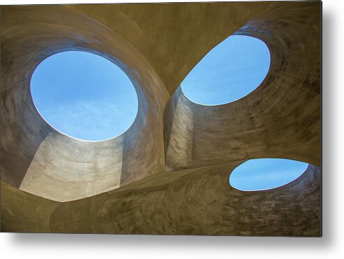 Abstract Metal Print featuring the photograph Abstract Of The Roof by Gary Slawsky