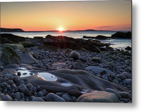 Sunrise Metal Print featuring the photograph Acadian Sunrise by Holly Ross