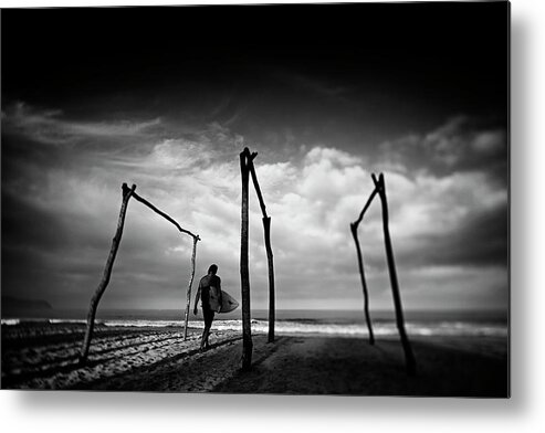 Surfing Metal Print featuring the photograph Add Lib by Nik West