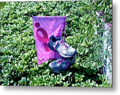 Sneakers Metal Print featuring the photograph After The Three Day Walk by Ross Powell