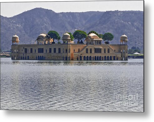 Jal Mahal Metal Print featuring the photograph Afternoon. February. Jal Mahal. by Elena Perelman